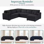Divano componibile oversize in velluto a coste con chaise longue e tre morbidi cuscini decorativi