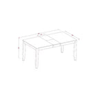 Tavolo e sedie per sala da pranzo - Set da cucina e sala da pranzo - Set tavolo e sedie in legno massello