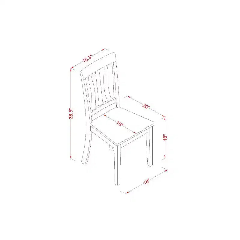 Set Tavolo da Pranzo a 3 Pezzi con Piano in Legno Massello Finitura Nera e Ciliegio con Ribalte