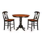 Asian Allure Dining Table Set - Kitchen Table & Bar Stool Set
