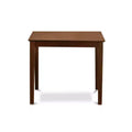 HomeStock 5-Pc Mahogany Finish Solid Wood Top - Dining Room Set - Seats 4