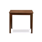 HomeStock 5-Pc Mahogany Finish Solid Wood Top - Dining Room Set - Seats 4