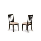 Set da pranzo 5 pezzi - Tavolo e sedie da cucina retrò - Tavolo da pranzo rotondo per 4 persone - Finitura color cappuccino