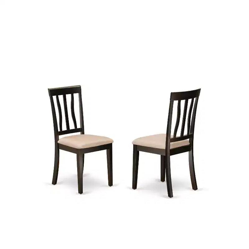Set da pranzo 5 pezzi - Tavolo e sedie da cucina retrò - Tavolo da pranzo rotondo per 4 persone - Finitura color cappuccino