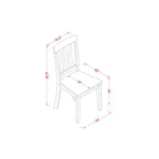 Set da pranzo 5 pezzi - Tavolo e sedie da cucina retrò - Tavolo da pranzo rotondo per 4 persone - Finitura color cappuccino
